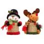 Deux Pots à Bonbons de Noël TOPBATHY – Râle et Bonhomme de Neige – Bouteilles Cadeau pour Fête de Noël et Événements Spéciaux Deux Pots à Bonbons de Noël TOPBATHY – Râle et Bonhomme de Neige – Bouteilles Cadeau pour Fête de Noël et Événements Spéciaux