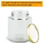 Bouteilles Hexagonales Claires de 473 ml Encheng, Bouteilles en Verre avec Couvercles (Or), Bouteilles Mason pour Herbes, Aliments, Confitures, Liquides, Petites Bouteilles d'Épices pour Stockage (12 Pack), Emballées avec une étui polyform par unité. Bouteilles Hexagonales Claires de 473 ml Encheng, Bouteilles en Verre avec Couvercles (Or), Bouteilles Mason pour Herbes, Aliments, Confitures, Liquides, Petites Bouteilles d'Épices pour Stockage (12 Pack), Emballées avec une étui polyform par unité.
