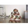 Premier Housewares Magnetic Tray with 6 Spice Jars - Orange