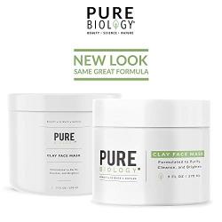 Premium Bentonite Clay Mask – Clinically Proven NaturePep Pea, Collagen, Natural Alpha Hydroxy Acids & Vitamin A, B, C, E Minimize Pores, Acne, Blackheads, Oily Skin & Dark Spots for Face, Men & Women