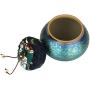 Small Concise Ceramic Ice Crack Tea Box Mini Storage Containers Tea Jar Sealed Tea Candy Tea Accessories