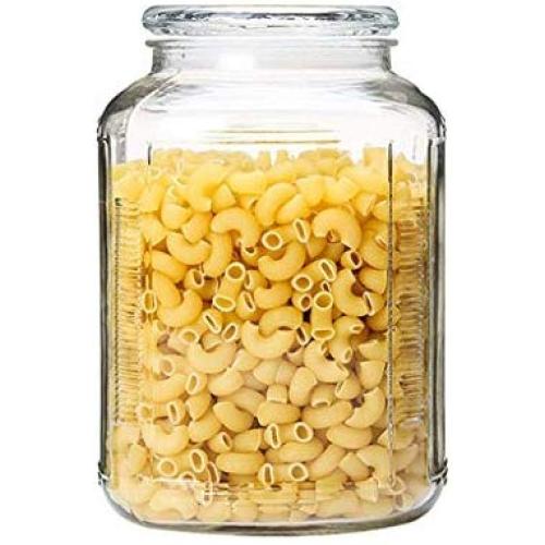 XSWZAQ Sugar cans glass household glass sealed cans lead-free moisture-proof household large storage tanks kimchi kitchen milk powder cans (Size : 3300ml)