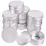 BENECREAT 12 Pack 2.7 OZ Tin Cans Screw Top Round Aluminum Cans Screw Lid Containers - Great for Store Spices, Candies, Tea or Gift Giving (Platinum) BENECREAT 12 Pack 2.7 OZ Tin Cans Screw Top Round Aluminum Cans Screw Lid Containers - Great for Store Spices, Candies, Tea or Gift Giving (Platinum)