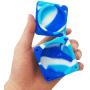 Silicone Container Nonstick Wax Box 37ml Containers Unbreakable Big Square Food Grade Storage Jars Dab Concentrate Oil Holder (100)