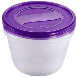 keeeper Food Box Fredo Fresh 2, 3L Round 3 Pieces in Purple, 3-Piece