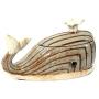 Rabinyod Bulan Whale Ceramic Canister Cookie Jar New Decorative Home Kitchen Decor