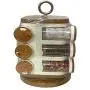 Ensemble de Rangement d'Épices / Assiettes à Épices, Bocal en Plastique pour Stockage, Organiseur de Rangement d'Épices / Assiettes à Épices, 12 Pots, (Couleurs Multiples) Ensemble de Rangement d'Épices / Assiettes à Épices, Bocal en Plastique pour Stockage, Organiseur de Rangement d'Épices / Assiettes à Épices, 12 Pots, (Couleurs Multiples)