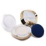 1 PCS 15ML 0.5OZ Square Empty Refillable Air Cushion Foundation Powder Puff Box with Sponge Core Puff and Mirror Cosmetic Dressing Case Portable BB CC Cream Makeup DIY Container