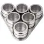 Stainless Steel Magnetic Spice Storage Jar Tins Container With Rack Holder Kitchen Condiment Holder Houseware Accessories,1Pc Stainless Steel Magnetic Spice Storage Jar Tins Container With Rack Holder Kitchen Condiment Holder Houseware Accessories,1Pc