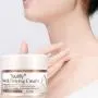 Gesichtscreme zur Straffung des Halses, Anti-Falten-Creme für Hals & Dekolleté, Anti-Aging Feuchtigkeitscreme für Hals, Brust & Dekolleté, Straffende Halscreme gegen Doppelkinn und schlaffe Haut, für Männer und Frauen.