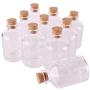 | Storage Bottles & Jars | 24pcs 50ml Size 406312.5mm Transparent Glass Bottles with Cork Stopper Empty Spice Bottles Jars Gift Crafts Vials | by HUDITOOLS | 1 PCs