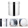 BESTONZON Stainless Steel Coffee Canister Thicken Tea Bucket Sealed Moisture-proof Coffee Jar Food Storage Tank Airtight Coffee Container