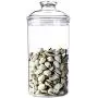 Grande Jarre en Acrylique pour Stockage, Couvercle Hermétique avec Anneau de Joint en Silicone | Parfait Pot pour le Sucre, le Sel, le Thé, les Épices, les Herbes, les Condiments | 1000ML / 34.2OZ Grande Jarre en Acrylique pour Stockage, Couvercle Hermétique avec Anneau de Joint en Silicone | Parfait Pot pour le Sucre, le Sel, le Thé, les Épices, les Herbes, les Condiments | 1000ML / 34.2OZ