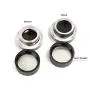 2 in 1 Black and Brown Gel Eyeliner Set Water Proof Smudge Proof, Last for All Day Long, Work Great with Eyebrow, 2 Pieces Eye Makeup Brushes Included 2 in 1 Black and Brown Gel Eyeliner Set Water Proof Smudge Proof, Last for All Day Long, Work Great with Eyebrow, 2 Pieces Eye Makeup Brushes Included