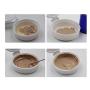 1PCS 15ml/0.5oz Refillable Empty Air Cushion Case with Sponge Powder Puff and White Liner Black Make-up Powder Container Bottle Storage for BB Cream Foundation Powder DIY Dressing Holder(Black)