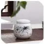 Bouteille de Thé en Céramique Miniature, Petit Cornet de Thé Portable, Boîte de Rangement pour Thé, Boîte Cadeau Exquise, Canettes en Céramique, Rangement de Cuisine.