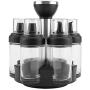 Glas- & Box-Set – 6teilig, Drehbare Gewürzglas-Regal-Cruet-Set, Salz Pfeffer Lagerung Organizer 100ml – Gläser, Boxen, Flaschen, Gläser, Boxen, Küche Gewürzregal Salzstreuer Condimentbehälter