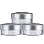 Hotop 3 Pieces 50 ml Plastic Empty Powder Case Face Powder Makeup Jar Travel Kit Blusher Cosmetic Makeup Containers with Sifter and Lids (Silver without powder puff) Hotop 3 Pieces 50 ml Plastic Empty Powder Case Face Powder Makeup Jar Travel Kit Blusher Cosmetic Makeup Containers with Sifter and Lids (Silver without powder puff)