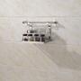 Marie Hanging Mesh Spice Rack Organizer with 600mm Hanging Rod for Kitchen Seasoning Jar Storage Shelf