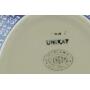 Polish Pottery 7?-inch Hen Shaped Jar (Summertime Blues Theme) Signature UNIKAT + Certificate of Authenticity