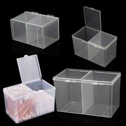 Milue Remover Paper Makeup Cotton Pad Storage Box Rhinestone Nail Art Tools Container