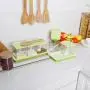 Ensemble de Condiments METKA Kitchen – 3 Boîtes à Condiments Séparées – Pot de Condiments Plastique Transparent – Récipient de Stockage avec Couvercle et Cuillère (Blanc) Ensemble de Condiments METKA Kitchen – 3 Boîtes à Condiments Séparées – Pot de Condiments Plastique Transparent – Récipient de Stockage avec Couvercle et Cuillère (Blanc)