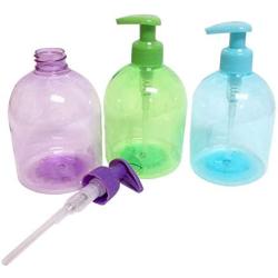 Liquid Soap Dispenser Pump Lotion Refillable Empty Bottle Plastic Jar Cream 17oz