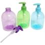 Liquid Soap Dispenser Pump Lotion Refillable Empty Bottle Plastic Jar Cream 17oz