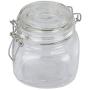 AKKAPEARY 750ML Airtight Wide Mouth Quart Jam Spice Clear Glass Preserving Jar Canning Food Prep Storage Cooking Baking Tool Cookware Serveware Tabletop Home Kitchen Restaurant Hotel Holiday Gift