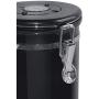 Black Coffee Container Airtight - Coffee Canister Kitchen Storage Coffee Jar With Date Tracking For All Types Of Coffee - by Mixpresso (16 Ounces)