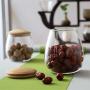 Mason Jar Spices Glass Jars With Lid Sealed Kitchen Storage Bottle Coffee Sugar Bulk Container Candy Cans 600ML