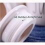 Ceramic Cat Treat Jar Container Pet Treats,Cute Novelty (Color : White)
