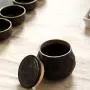 Bouteilles en céramique créatives pour thé et épices, décor de cuisine, petits contenants de rangement, réservoirs, pots à sucre, récipients scellés, Blanc Bouteilles en céramique créatives pour thé et épices, décor de cuisine, petits contenants de rangement, réservoirs, pots à sucre, récipients scellés, Blanc