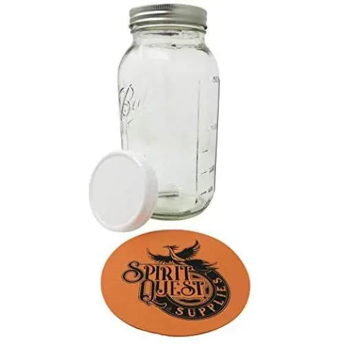 Ball Half Gallon Mason Jars with Storage Lids and Jar Opener - Bundle Pack of 64 oz Wide Mouth Jars, Storage Caps, and Spirit Quest Supplies Large Jar Opener (64oz Wide Mouth - 1 Jar Bundle) Ball Half Gallon Mason Jars with Storage Lids and Jar Opener - Bundle Pack of 64 oz Wide Mouth Jars, Storage Caps, and Spirit Quest Supplies Large Jar Opener (64oz Wide Mouth - 1 Jar Bundle)