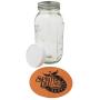 Ball Half Gallon Mason Jars with Storage Lids and Jar Opener - Bundle Pack of 64 oz Wide Mouth Jars, Storage Caps, and Spirit Quest Supplies Large Jar Opener (64oz Wide Mouth - 1 Jar Bundle)