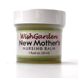 WishGarden Herbs - New Mothers Nursing Balm, Nipple Repair Salve, Soothes and Heals Sore Nipples (1 Ounce)