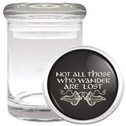 Not All Who Wander Are Lost Medical Odorless Glass Jar