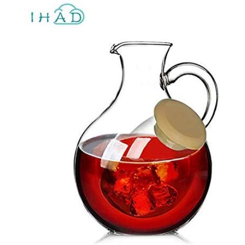 | Storage Bottles & Jars | Heat|resistant glass bottles creative double glass jar sealed multifunction glass storage bottle wine bottle for bar | by HUDITOOLS | 1 PCs