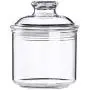 Small Acrylic Storage Jar, Airtight Lid with Silicon Sealing Ring | Perfect Canister for Sugar, Salt, Tea, Spices, Herbs, Condiments | 400ML/13.7OZ