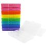 Novelinks Transparent 4" x 6" Photo Storage Boxes - Photo Organizer Cases Photo Keeper Picture Storage Containers Box for Photos - 10 Pack (Multi-Colored)