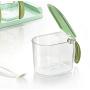 Mini Spice Jars Household simple four sets of plastic seasoning box home