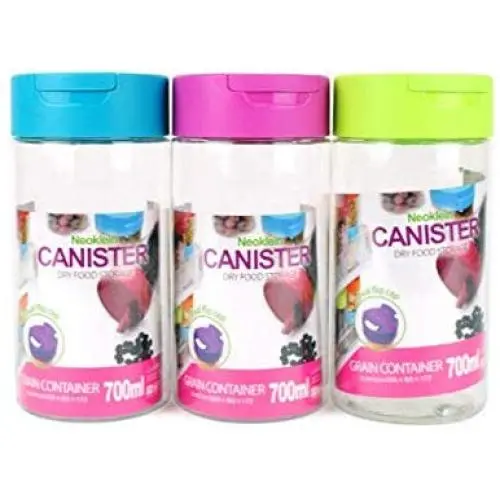 Bouteilles de rangement en plastique transparent UPIT pour épices, avec couvercles rabattables bidirectionnels, (700 ml, 1 pièce) Bouteilles de rangement en plastique transparent UPIT pour épices, avec couvercles rabattables bidirectionnels, (700 ml, 1 pièce)
