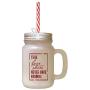 Maroon True Love Stories Never Have Endings Frosted Glass Mason Jar With Straw