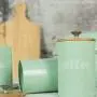 Kitchen Storage&3Pcs / Set Kitchen Spice Jar Tea Pot Coffee Sugar Food Storage Tank with lid