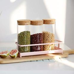 ZGXY Spice Rack Food Corner Storage Kitchen Container Organizer for Spices, Condiments, Baking Supplies-P