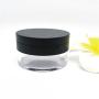 1PCS 20ml Black Empty Portable Plasitc Powder Puff Container Make-up Loose Powder Jar Pot With Soft Sponge Puff and Sifter For Makeup Powder Body Butter Glosses Contain