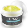 Best Microdrodermabrasion Cream Facial Scrub - Face Exfoliator - Professional Skin Care - Exfoliating Crystals - Use with Cleansing Brush Machine or at Home System Kit - Exfoliant Creme - Blackhead Remover + Pore Minimizer - for Men and Women - by LAVO - 