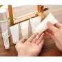 20 PIÈCES Bouteilles Transparentes Réutilisables Remplissables en Plastique pour Échantillons de Cosmétiques, Pots de Maquillage, Contenants de Voyage pour Baumes à Lèvres, Gloss, Shampoing, Gel Douche, Lotion Corporelle (100ml)