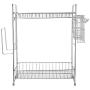 VEFSU 2 Storey Rack Kitchen Bathroom Countertop Storage Storage Box Seasoning Jar Rack (Ship from US)