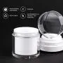 Bouteilles à Pompe Airless, Sdootbeauty 30ml/1oz Récipients de Cosmétiques à Retrouiller Remplissables, Bouteilles à Crème/Lait Corporel avec Bouchon à Pompe, Idéales pour le Voyage, 2 Pièces